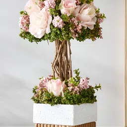 Home Centre Pink 1 Pieces Artificial Flower With Pot-picture-11