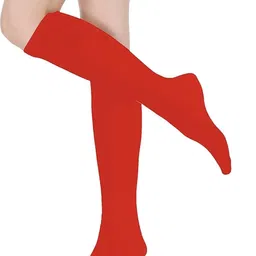 MUKHAKSH Unisex Red Socks image 3