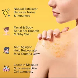 Inatur Vitamin C Sugar Scrub- 200 g image 3