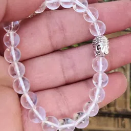 Apnisanskriti Unisex Sphatik Stone with Buddha Bracelet-picture-18