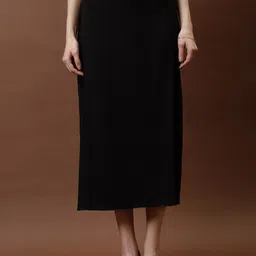 Athena Striped A-Line Pleated Midi Skirt image 1