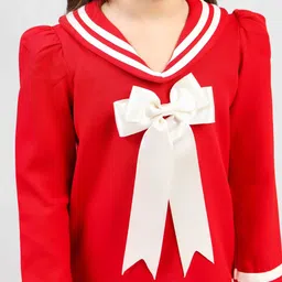 THE PONY & PEONY CO. Tie-Up Neck A-Line Dress image 5