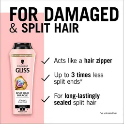 Schwarzkopf Gliss Split Hair Miracle Shampoo - 400 ml image 2