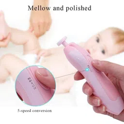 mamamoon Baby Nail Trimmer Electric Baby Nail Clipper，Baby Nail File with LED Light image 5