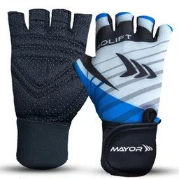 mayor Prolift Gym Gloves With Wrist Support, Weight Lifting Gloves (Free Size) Gym & Fitness Gloves-picture-21