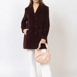 gee 5 ACRYLIC Solid Coat For Women image 5