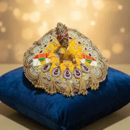 radhe radhe Laddu Gopal /Kanha Ji Designer/Poshak Dress image 1