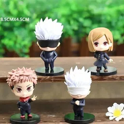 funfob Jujutsu Kaisen Action Figure Set of 4 Height - 7.5cm Jujutsu Set 4 Mini image 3