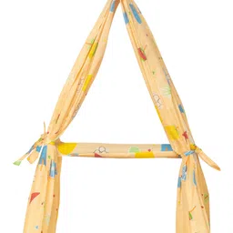 made2craft Baby Sleep Swing Cradle with Mosquito Net and Spring image 3