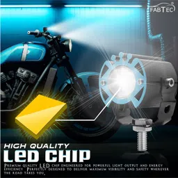 fabtec G16 Mini Driving Spot/Fog LED Light for Bikes and Scooty Headlight Motorbike LED (12 V, 30 W) image 3