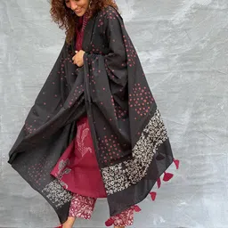 Chidiyaa Ethnic Motifs Printed Block Print Dupatta image 2