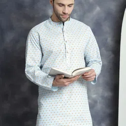 Anouk Geometric Woven Design Kurta image 5