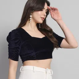 shrey fashion hub Sweetheart Neck Women Blouse image 3