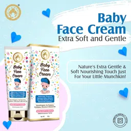 mom & world Baby Face Cream Extra Soft and Gentle, 50g - No Parabens, Slicon or Mineral Oil image 4