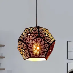 oncare Gold Aluminium Hanging Lantern image 4