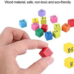 raindrops Wooden Maths Multiplication Table 10*10 puzzle|Educational Times Table for kids image 5