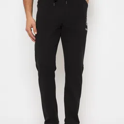 duke Men Solid Black Track Pants-picture-21