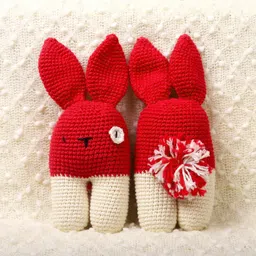 bombaytoycompany Crochet Rattle - Bubblegum Rattle image 4