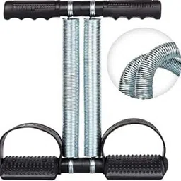 u.s.traders Double Spring Tummy Trimmer and Double Wheel AB Roller Combo for Abs Core Fitness Accessory Kit Kit image 5