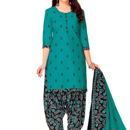 shree jeenmata collection Printed Pure Cotton Unstitched Dress Material-picture-20