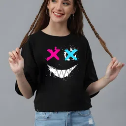 Moda Rapido Women Drop-Shoulder Sleeves T-shirt-picture-37