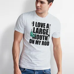 Seekbuylove Typography Printed Round Neck Bio Finish Pure Cotton T-shirt-picture-35