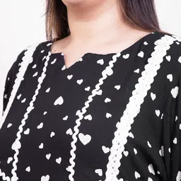 DEEBACO Printed Top With Harem Pant Co-Ords image 2