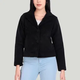 Leather Retail Women Lightweight Tailored Jacket-picture-31