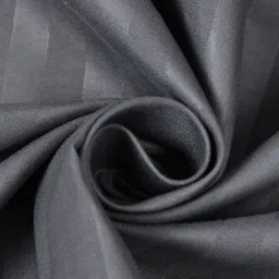 AaHo Decor Black & Grey Striped 300 TC King Bedsheet with 2 Pillow Covers image 3