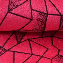 WISE HOME Pink Set of 5 Square Suede Cushion Covers image 4