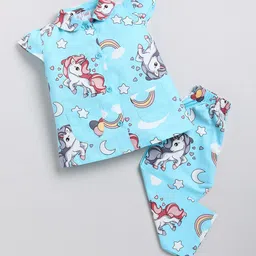 NAUTI KIDZ Girls Printed Night suit-image-53