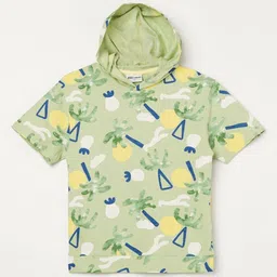 Fame Forever by Lifestyle Boys Conversational Printed Hooded Pure Cotton T-shirt-picture-24