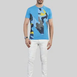 BE POSITIVE Men Printed T-shirt image 3