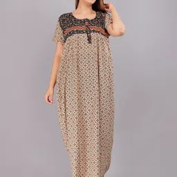 PR PINK ROYAL Printed Maxi Nightdress-picture-26