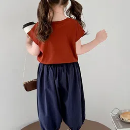 LULU & SKY Girls Printed T-shirt with Palazzos image 5