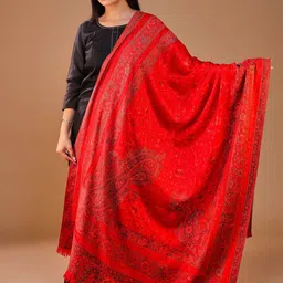 SWI Stylish Women Ethnic Motifs Embroidered Shawl-picture-11