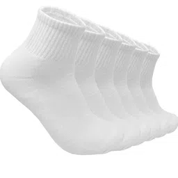 MUKHAKSH White Cotton Socks-picture-35
