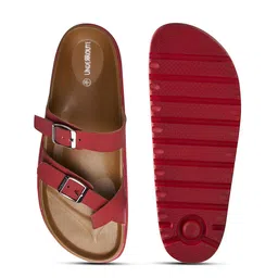 UNDERROUTE Women Printed Open Toe Flats image 5