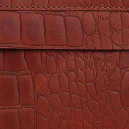 Celtic Self Design Leather Structured Handheld Bag image 3