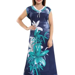 Inner Beats Women Cotton Blend Nightdress-picture-15