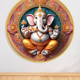 Livin'luxe White MDF Religious Wall Paintings-picture-19