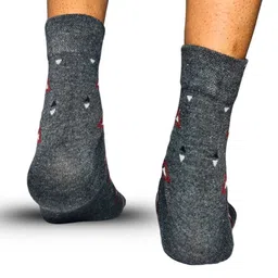 MJE 5-Pcs Patterned Cotton Ankle Length Socks image 5