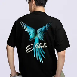 Elibolz Men Bio Finish Graphic Printed Round Neck Cotton Oversized T-shirt-picture-39