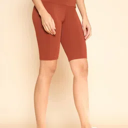 COLOR CAPITAL Pack Of 4 High Rise Above Knee Gym Tights image 5