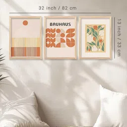 walllane Modern Wall Art With Frame Home Decor Wall Painting For Living Room Office Bedroom image 2
