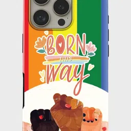 PEEPERLY Unisex iPhone 14 Pro Max Typography Max Born Proud Impact Resistant Back Case-picture-37