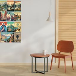 CVANU Multicoloured 6 and more Piece Paper Wall Core-picture-27