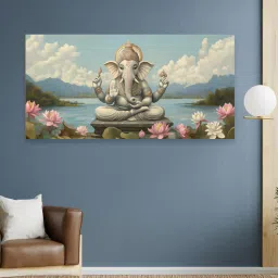 nestroots Framed Divine Ganesha Prosperity and Wisdom Wall Painting-picture-22