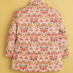 BAESD Boys Embroidered Mandarin Collar Sherwani image 5