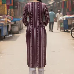 AADVIKA Women Printed Kurta image 3